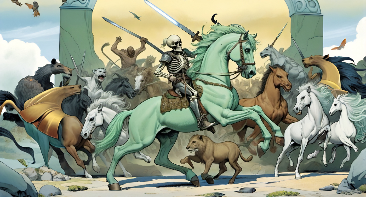 Rider on a pale horse